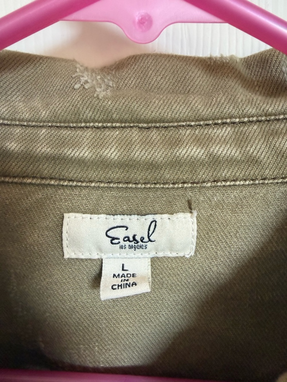 Distressed Jean jacket - Picture 3 of 5
